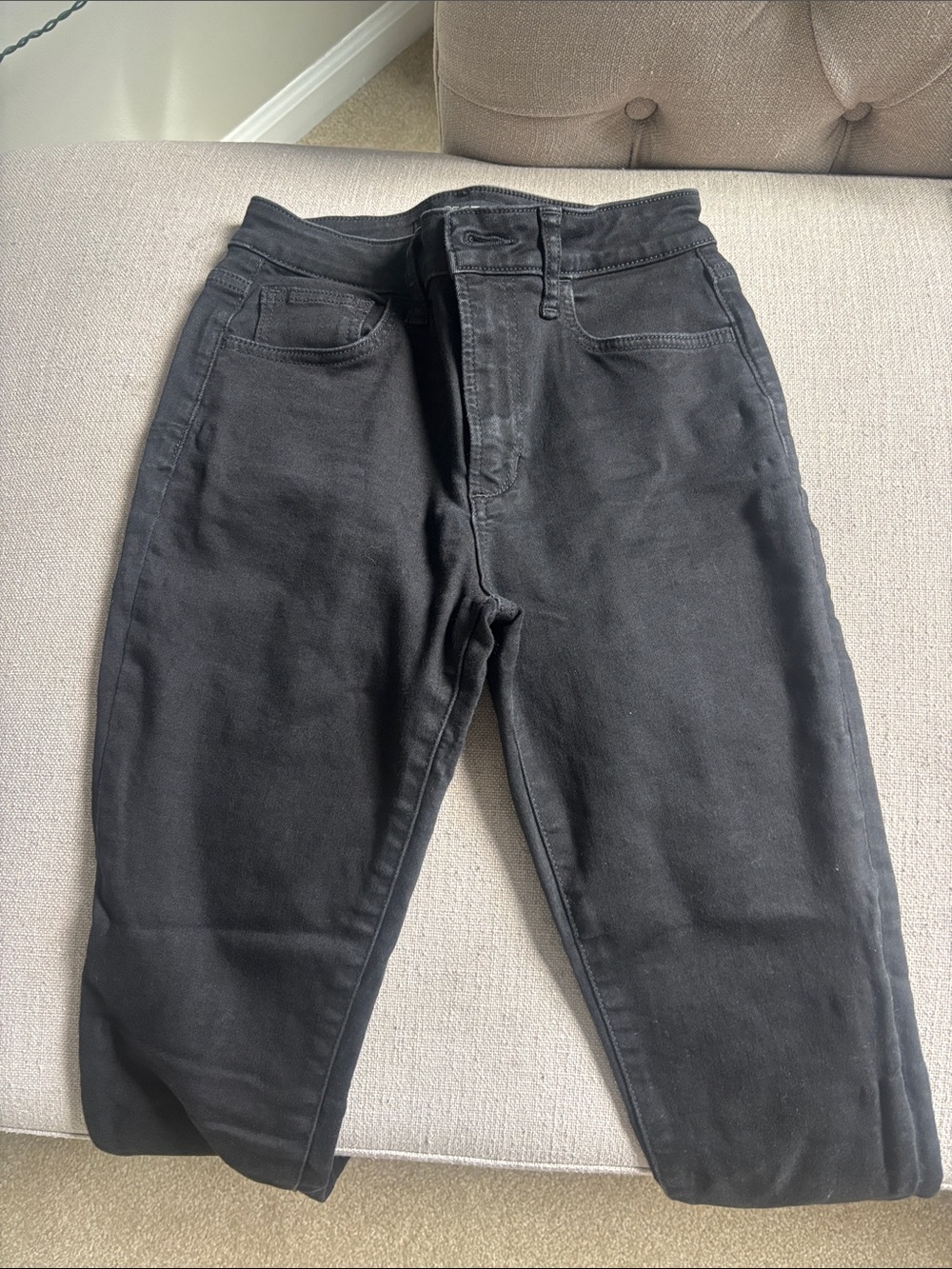 Joe's Jeans Black High-Rise Skinny Jeans